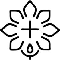 3D Glossy Spiritual Symbols Reflection concept as Reflection of glossy spiritual symbols from various religions on a plain background symbolizing introspection and spiritual harmon vector
