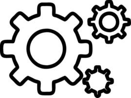 3D Glossy metallic gears with digital enhancements and copy space concept as A glossy metallic background featuring interlocking gears enhanced with digital elements providing a vi vector