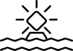 3D Glossy light reflection on water surface symbolizing clarity and epiphany with copy space concept as A glossy background featuring light reflections on a water surface symbolizi vector