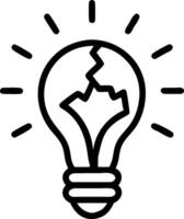 3D Glossy lightbulb explosion with digital patterns and copy space concept as A high gloss lightbulb exploding with vibrant digital patterns symbolizing sudden realization and epip vector
