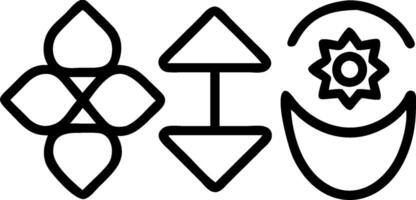 3D Glossy Interfaith Symbols Overlay concept as Glossy overlay of interfaith symbols on a plain background creating a unified and harmonious design for World Religion Day magazine vector