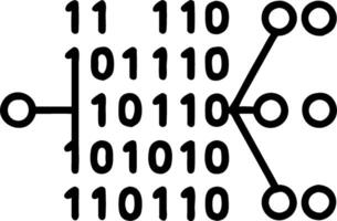 3D Glossy digital matrix background with interconnected data streams and copy space concept as A glossy digital matrix background featuring interconnected data streams and binary c vector