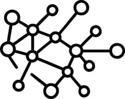 3D Glossy digital network background with interconnected nodes and copy space concept as A glossy digital network background featuring interconnected nodes and lines providing a vi vector