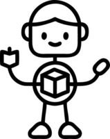 3D Entrepreneur leveraging AI for green supply chain in soft abstract background copy space concept as An entrepreneur leverages AI for green supply chain management in a soft abst vector