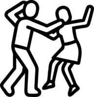 3D Couples dancing in sci fi themed attire at a party with copy space concept as Unposed shot of couples wearing science fiction inspired outfits dancing at a party. The scene capt vector