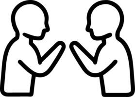 3D Close up Religious Dialogue concept as Macro close up of two individuals from different faiths engaging in a respectful dialogue symbolizing understanding and unity for World Re vector