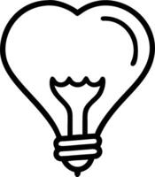 3D Close up of a lightbulb filament forming a heart shape symbolizing love and epiphany with copy space concept as Intimate close up of a lightbulb filament arranged in a heart sha vector