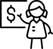 3D Businesswoman presenting financial efficiency strategies in bokeh digital art copy space concept as Businesswoman presents financial efficiency strategies in a bokeh digital art vector