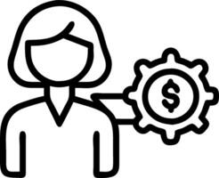 3D Businesswoman presenting cost management strategies in candid workspace copy space concept as Businesswoman presents cost management strategies in a candid workspace highlightin vector