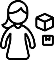 3D Businesswoman optimizing green supply chain in macro close up copy space concept as A businesswoman optimizes a green supply chain in a macro close up representing the use of su vector
