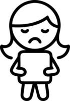 3D Businesswoman frustrated with technology failures in macro close up copy space concept as A businesswoman feels frustrated while dealing with technology failures in a macro clos vector