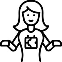 3D Businesswoman managing AI driven green supply chain on plain background copy space concept as Businesswoman manages AI driven green supply chain on plain background emphasizing vector