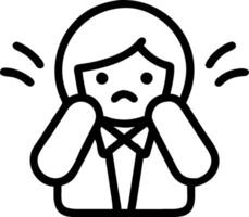 3D Businesswoman frustrated with technology failures in macro close up copy space concept as A businesswoman feels frustrated while dealing with technology failures in a macro clos vector