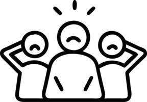 3D Business team overwhelmed with high workload in macro close up copy space concept as A business team feels overwhelmed by a high workload in a macro close up representing the st vector