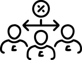 3D Business team optimizing cost benefit ratios in collaborative environment copy space concept as A business team optimizes cost benefit ratios in a collaborative environment show vector