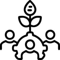3D Business team optimizing eco friendly supply chain in reality setting copy space concept as A business team optimizes an eco friendly supply chain in a reality setting demonstra vector