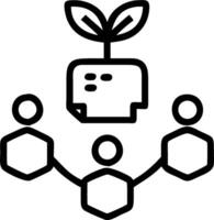 3D Business team leveraging AI for green logistics in soft abstract setting copy space concept as A business team leverages AI technology for green logistics in a soft abstract set vector
