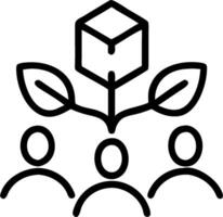 3D Business team integrating AI for green supply chain in bokeh digital art copy space concept as A business team integrates AI technology for green supply chain management in a bo vector
