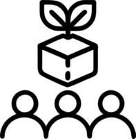 3D Business team implementing sustainable logistics in soft abstract setting copy space concept as A business team implements sustainable logistics solutions in a soft abstract set vector
