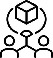 3D Business team collaborating on AI for green supply chain in candid setting copy space concept as A business team collaborates on AI for green supply chain in a candid setting hi vector