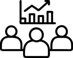 3D Business team analyzing financial metrics in open office environment copy space concept as A business team analyzes financial metrics in an open office environment focusing on m vector