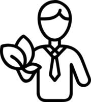 3D Business executive overseeing green procurement in macro close up copy space concept as Business executive oversees green procurement in macro close up emphasizing sustainable s vector
