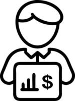 3D Business executive analyzing cost data in macro close up copy space concept as A business executive analyzes cost data in a macro close up focusing on marginal cost calculations vector
