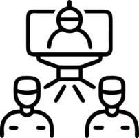 3D Bokeh telemedicine remote surgery consultation copy space concept as Surgeons conduct a remote surgery consultation using advanced telemedicine equipment on a vibrant bokeh back vector