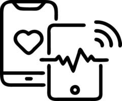 3D Bokeh telemedicine remote monitoring with digital overlays copy space concept as Telemedicine remote monitoring setup with digital overlays showing patient vitals and health dat vector