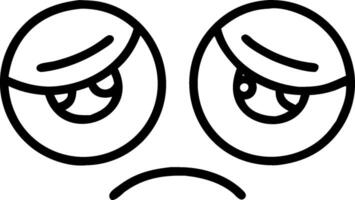 3D Blue Monday Macro Sad Eyes concept as Macro close up of tired and puffy eyes highlighting exhaustion and Blue Monday fatigue for magazine advertisement with copy space. as 3D Ic vector