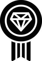 A black and white logo with a diamond in it vector