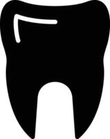 A tooth icon on a white background vector