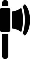 Axe Glyph Icon Design vector