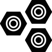 Nuts Glyph Icon Design vector