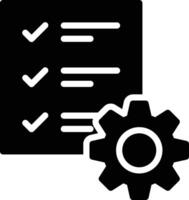Project Glyph Icon Design vector
