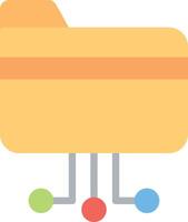 File folder icon vector