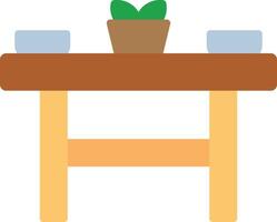 Dinner Table Icon Design vector