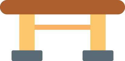 Dining Table Icon Design vector