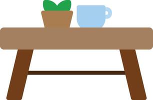 Side Table Icon Design vector