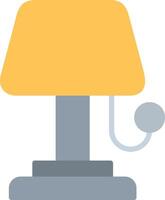 Table Lamp Icon Design vector