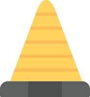 Traffic Cone Icon Design vector