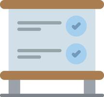 Whiteboard Icon Design vector