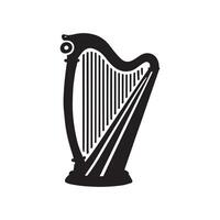 Harp Instruments Clipart Design vector