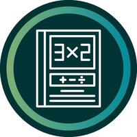 Maths Line with small circle background vector