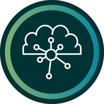 mapa mental línea con pequeño circulo antecedentes vector