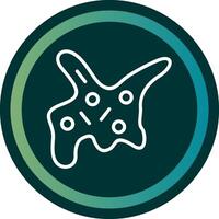Ectoplasm Line with small circle background vector