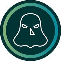Ghost Line with small circle background vector