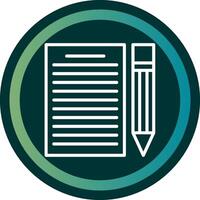 Contract Line with small circle background vector