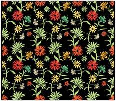 The image features a background pattern that incorporates floral elements. The design is characterized by a motif of flowers, creating an intricate and visually appealing texture. vector