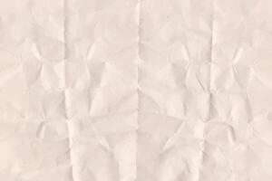 Crumpled and folded brown recycled paper background. Vintage old wrinkled paper sheet with space for text vector